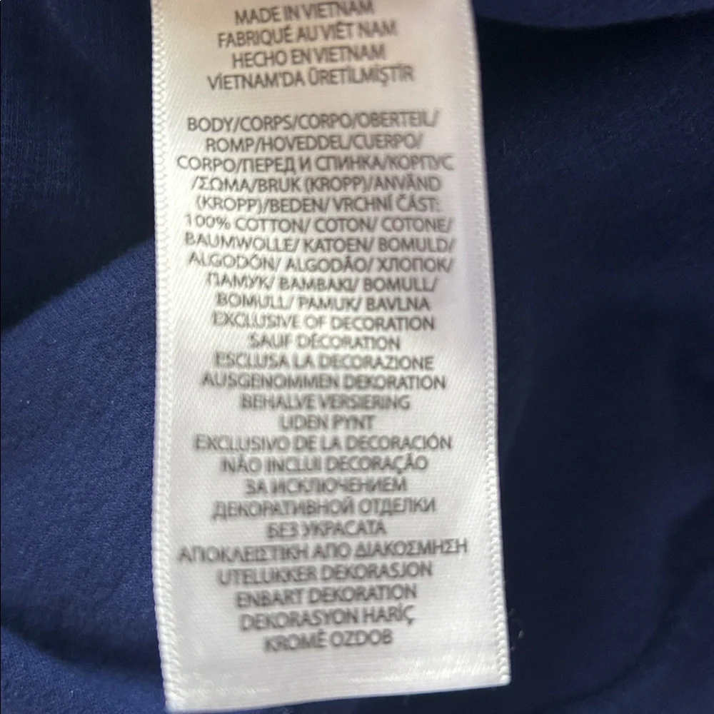 Polo Ralph  Lauren men’s blue preppy half zip XL 100% cotton, long sleeve shirt‍